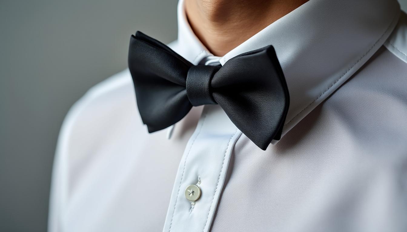 découvrez notre collection de chemises col cassé avec nœud papillon caché, un incontournable pour sublimer votre garde-robe. élégance et originalité se combinent pour un style unique, parfait pour toutes les occasions.
