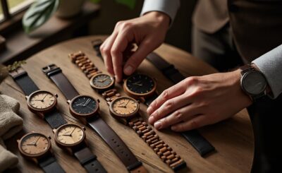 découvrez la collection de montres en bois jura, une fusion parfaite d'élégance et de nature. chaque pièce unique allie artisanat traditionnel et design contemporain, offrant un accessoire chic et écologique qui saura sublimer votre poignet.