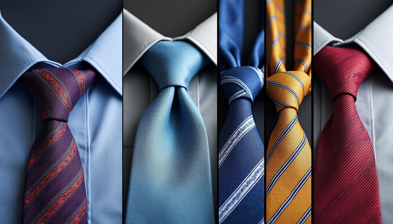 découvrez notre guide complet sur les différents nœuds de cravate, spécialement conçu pour les débutants. apprenez à maîtriser facilement des styles variés pour chaque occasion avec des conseils simples et illustrés.