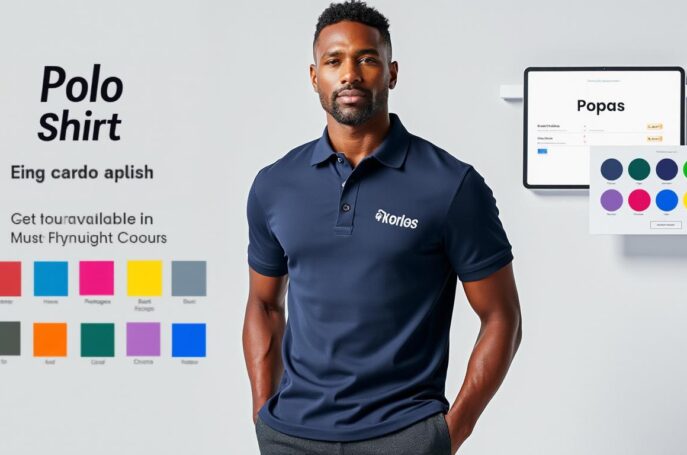 personnalisez votre polo en ligne avec votre logo et développez une identité visuelle unique et professionnelle pour votre entreprise ou événement.