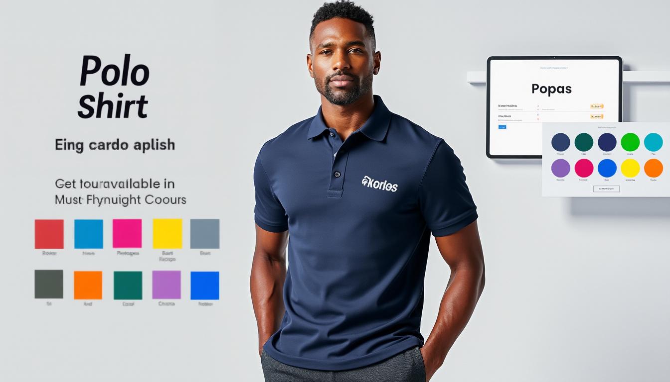 personnalisez votre polo en ligne avec votre logo et développez une identité visuelle unique et professionnelle pour votre entreprise ou événement.