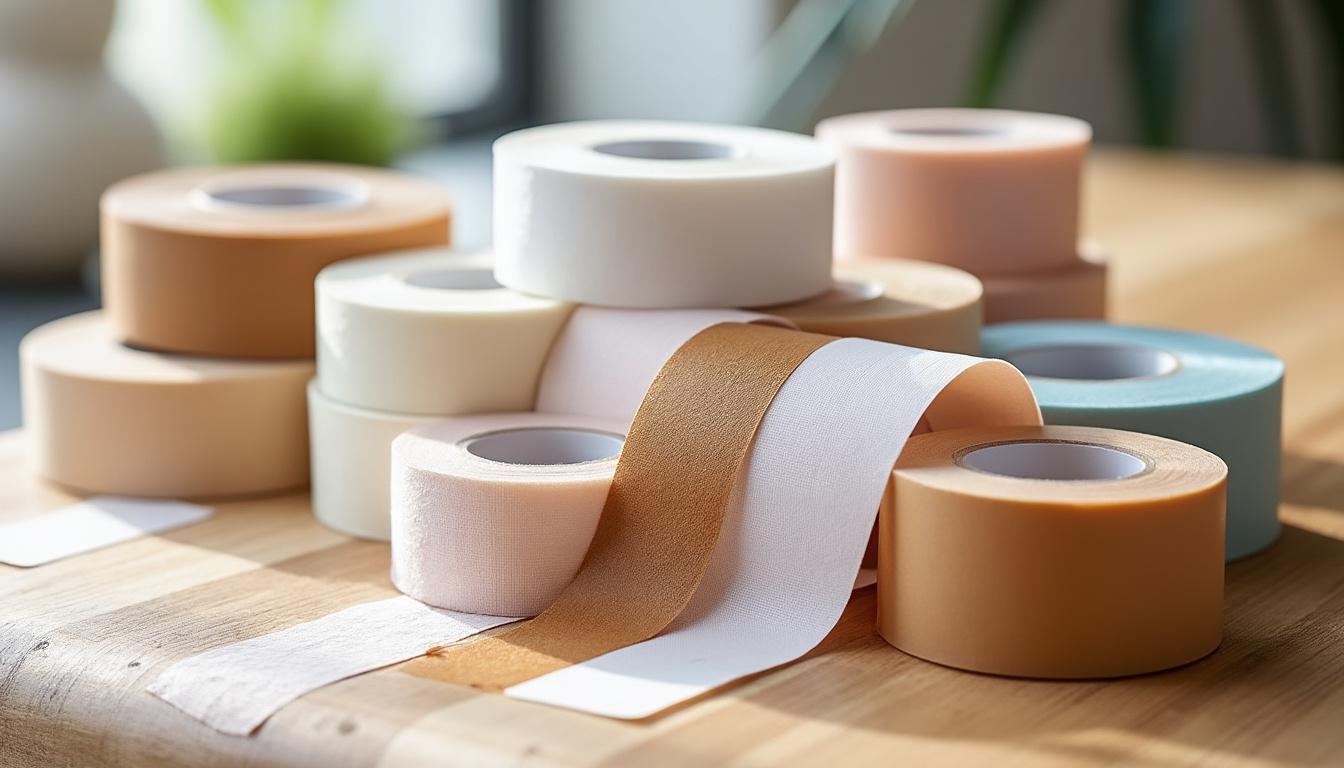 découvrez comment choisir le type de bande adhésive pour poitrine qui vous convient le mieux grâce à notre guide comparatif complet.