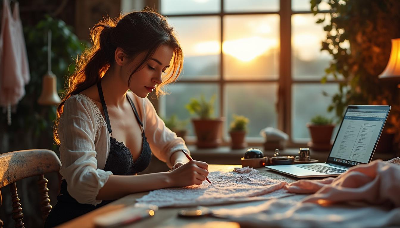 découvrez les défis passionnants d'une créatrice de lingerie artisanale, alliant créativité, savoir-faire unique et gestion d'entreprise pour réussir dans un marché exigeant.