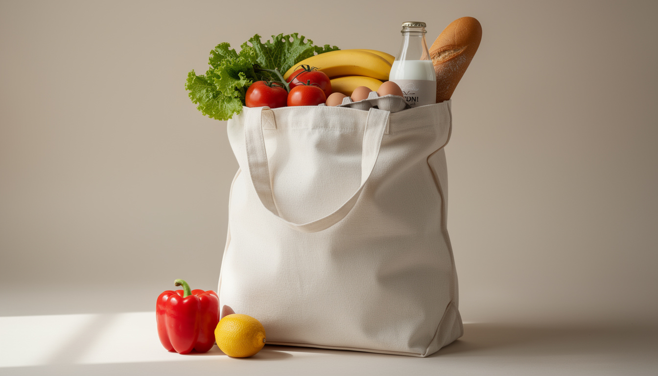 découvrez un cabas solide et durable, parfait pour transporter vos charges lourdes tout en adoptant une démarche éco-responsable pour vos emplettes quotidiennes.