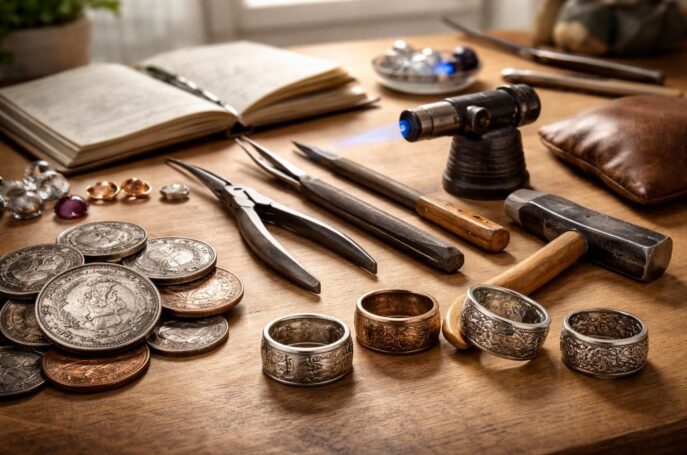 découvrez notre guide pratique pour transformer vos pièces en bagues uniques. suivez les étapes détaillées et informez-vous sur les tarifs pour créer un bijou personnalisé.