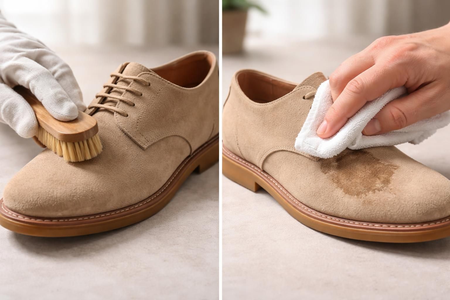 découvrez si laver du daim sur une chaussure est une bonne idée ou non, avec nos conseils pour entretenir vos chaussures en daim sans les abîmer.