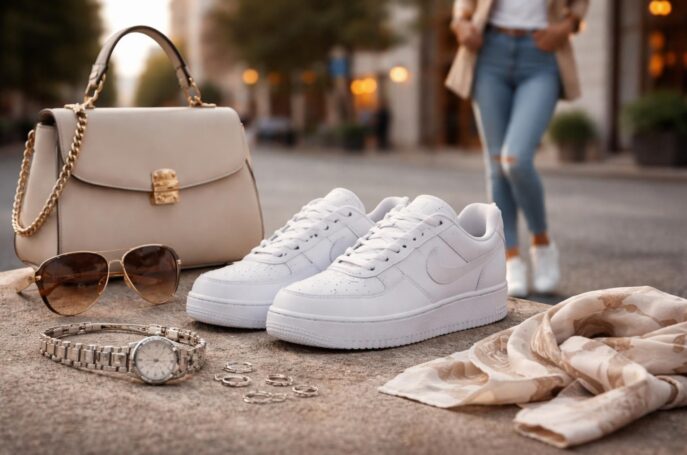 découvrez les accessoires indispensables pour sublimer votre tenue avec les air force 1 pour femme et afficher un style unique et tendance.