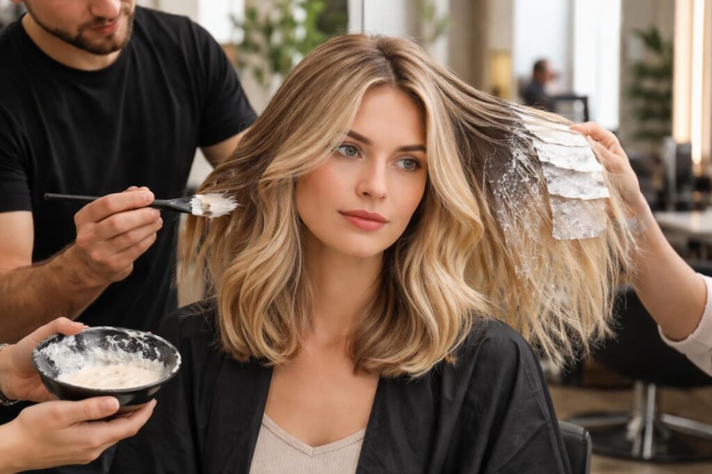 découvrez comment choisir entre patine et décoloration pour une coloration blonde réussie, en fonction de votre type de cheveux et de l'effet souhaité.
